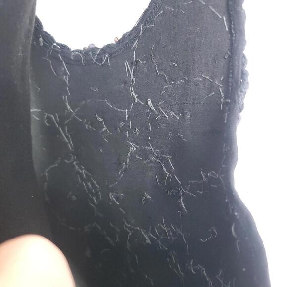 Free People Dress Womens Small Embroidered High Neck Floral Skirt Fit Flare - Picture 11 of 13